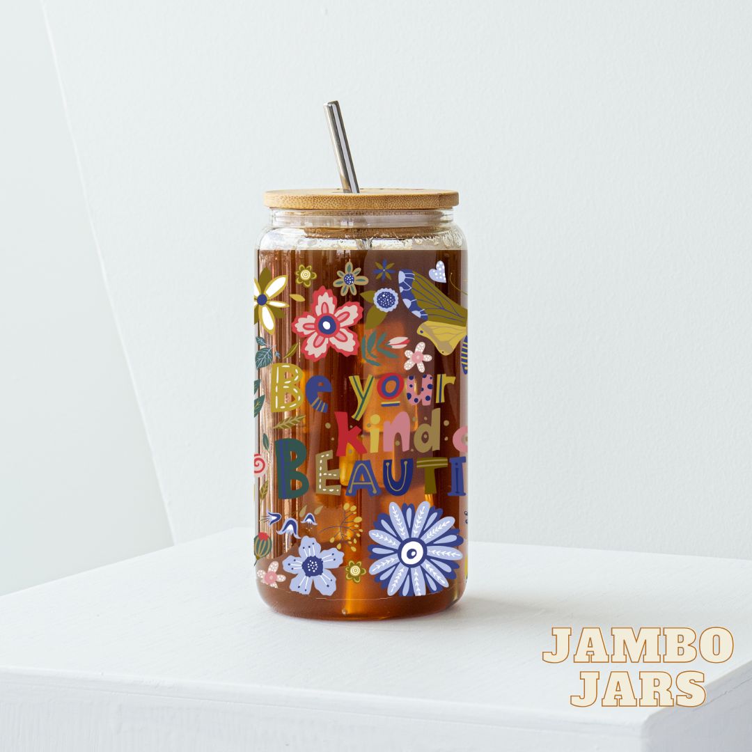 Self Love Affirmation Glass Can